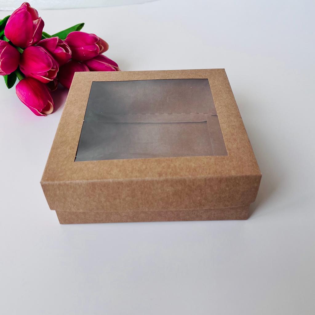 15x15x5 Pencereli Karton Kutu — galeri görseli