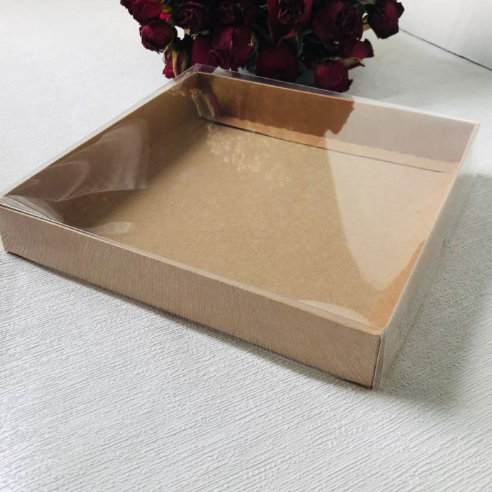 20x20x3 Asetat Kapaklı Karton Kutu — ürün görseli
