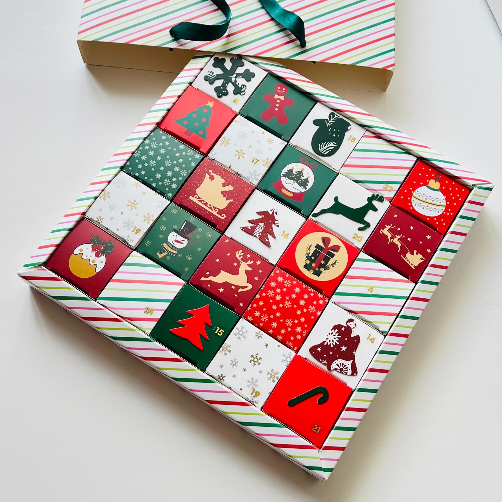 24 Gün(24 Days-Advent Takvimi) Çikolata-Bonbon-Kurabiye Kutusu — ürün görseli