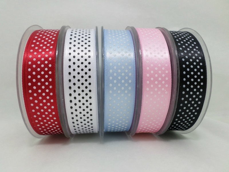 Kurdele Saten Puantiyeli 20 mm — ürün görseli