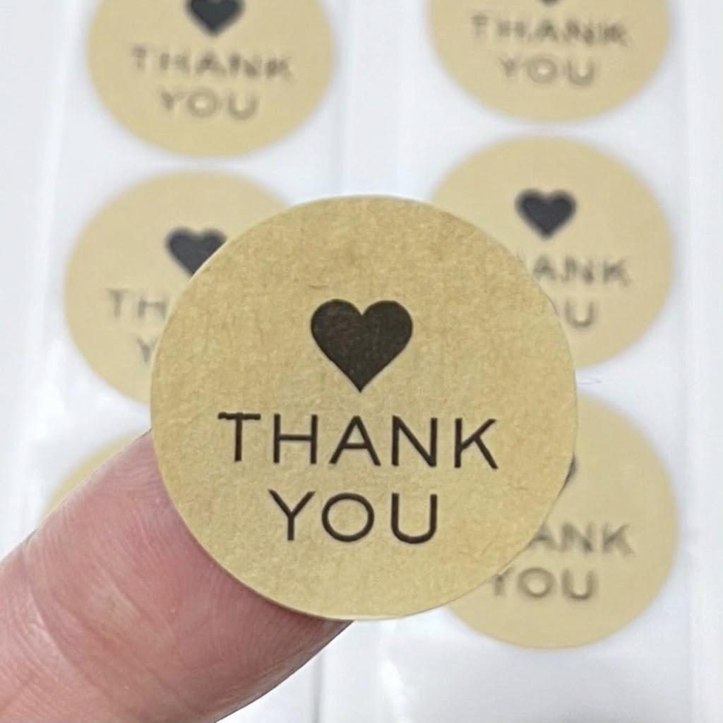 Sticker Kraft,Thank You — ürün görseli